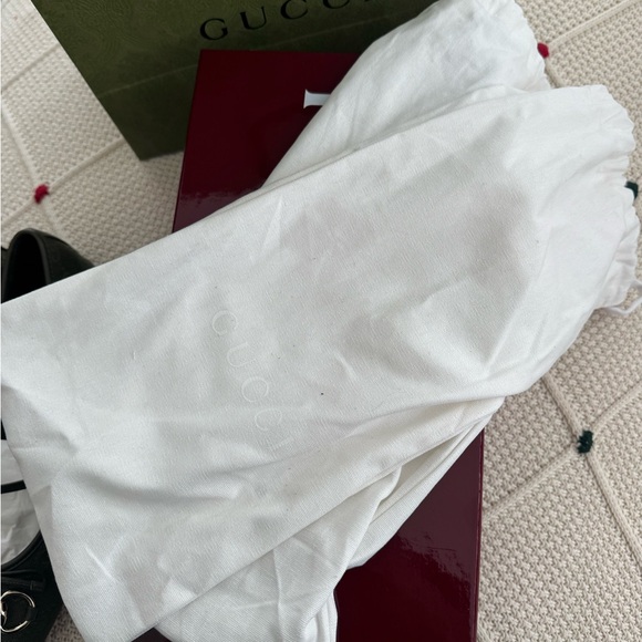 Gucci Women's Horsebit GG Canvas ballet flats - Picture 11 of 13